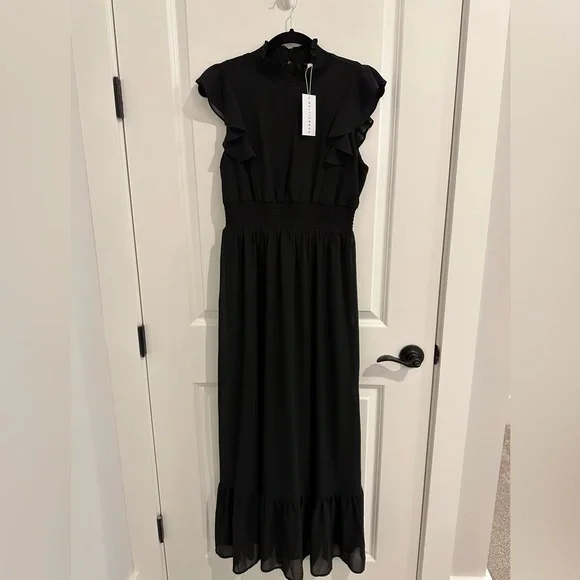 NWT Baltic Born Kearney Ruffle Maxi dress M - Picture 3 of 7